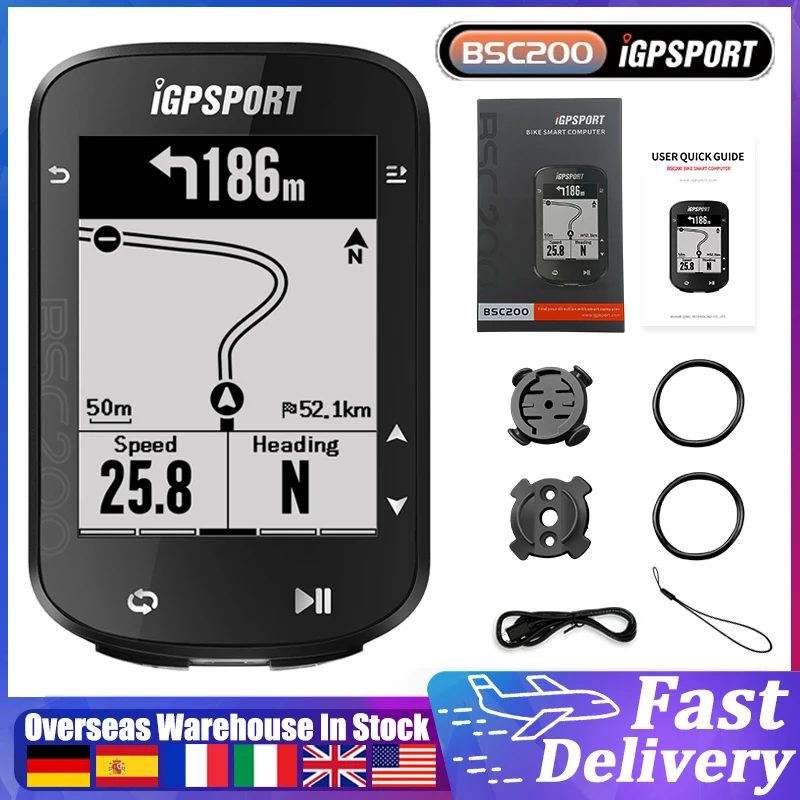 Igpspor Bsc200 Bike Gps Computer Bicycle Cycling Nav Navigation Mtb