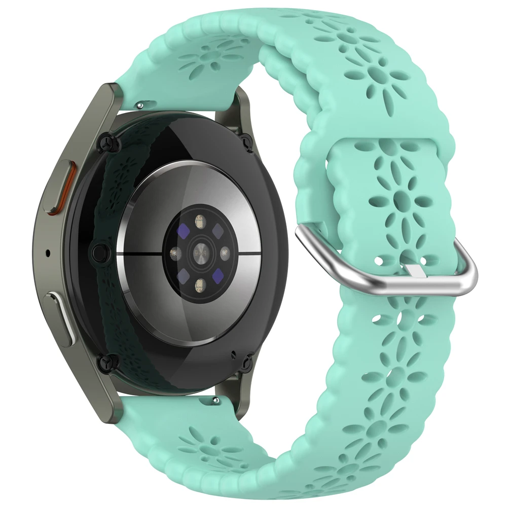 Premium 22mm Silicone Sport Watch Strap - Enhanced Comfort & Durability