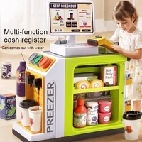 Children's Simulation Home Supermarket, Shopping Cash Register Toy, Puzzle Selling Store, 3 4 5 6 7 8 Years Old Girls Gift 1