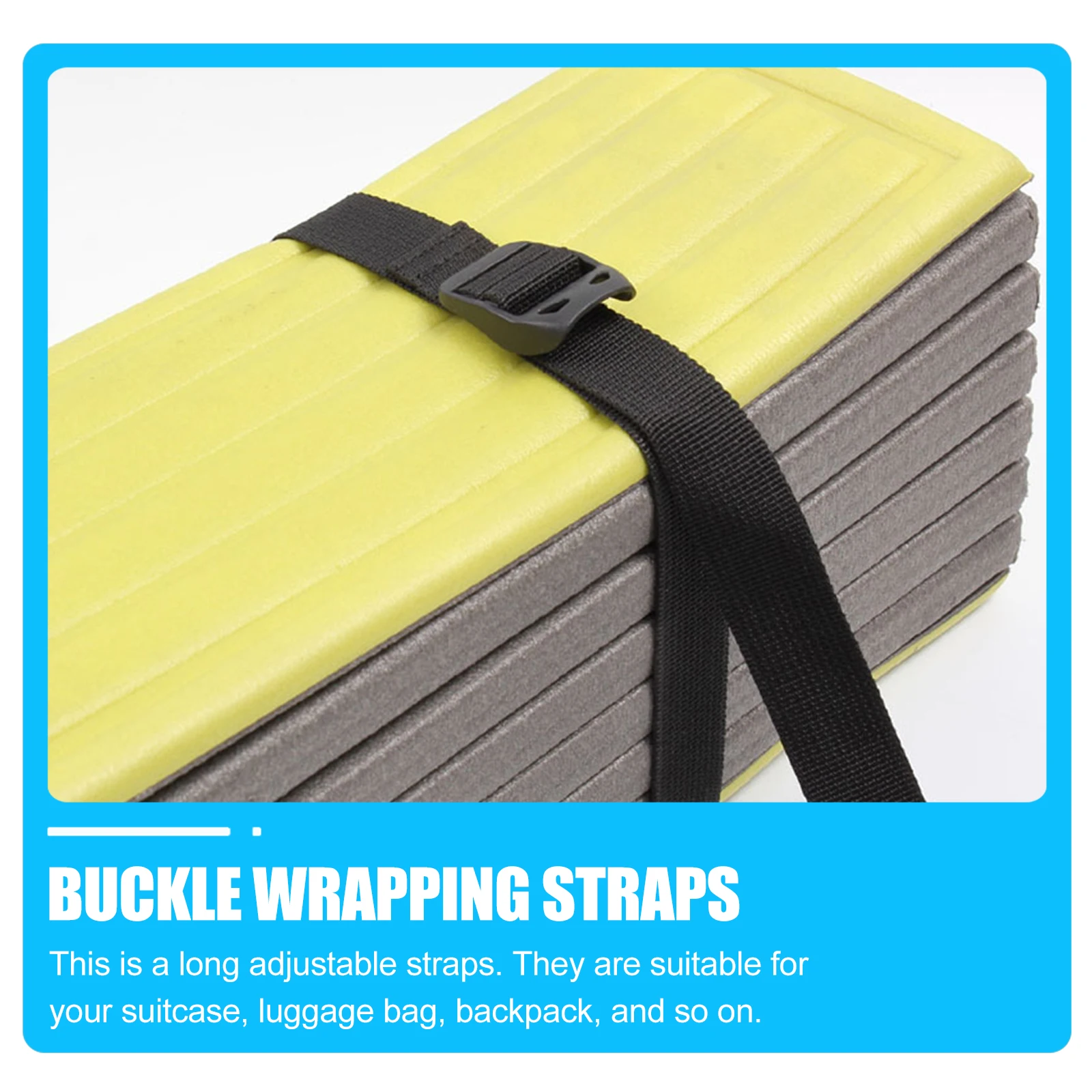 Cargo Straps Cargo Tie Down Strap Tie Down Straps Lashing Strap 3pcs 1.5m Practical Tie Down Strap Strong Ratchet Belt Suitcase Safety Strap Cargo Lashing with Press Buckle for Outdoor (Black)