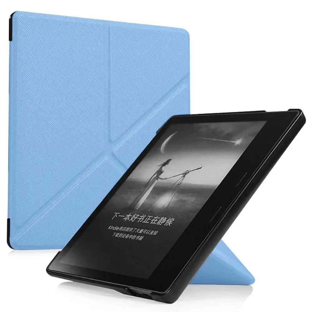 Funda inteligente plegable de cuero PU para  Kindle Oasis