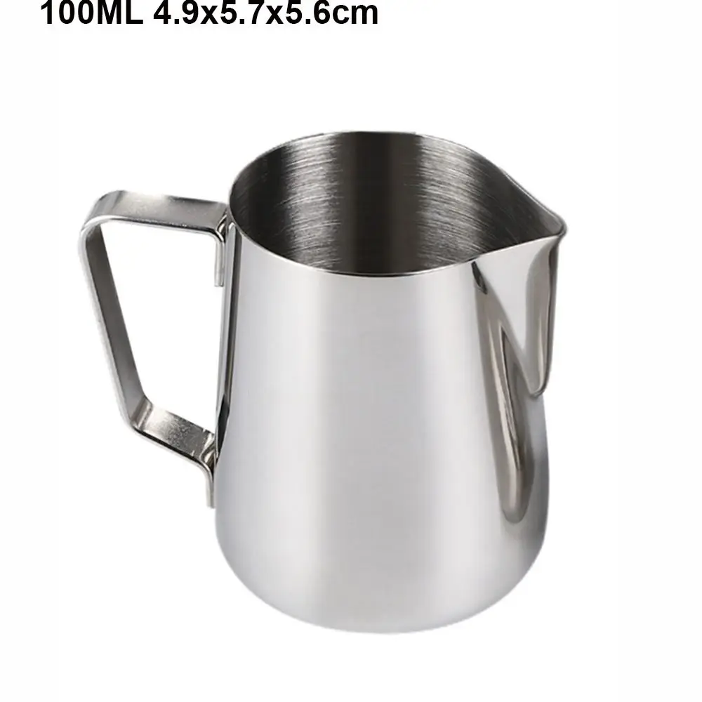 Milk Frothing Pitcher Stainless Steel Coffee Pitcher Espresso Steaming Coffee Barista Latte Frother Cup Cream Froth