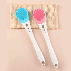 Shower Massage Brush Soft Hair Bath Brush Back Ball Brush Bathroom Body Brushes Mud Back Scrubber Long Handle Bath Brush