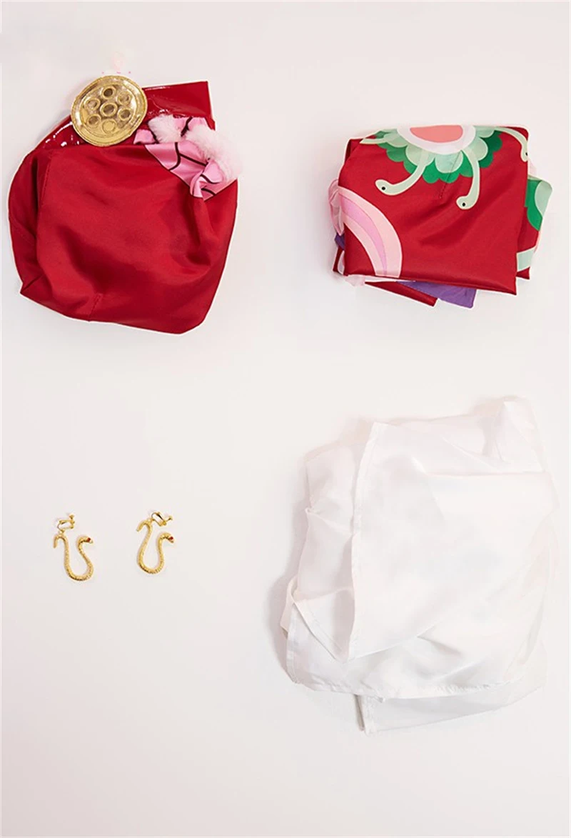 One Piece: Boa Hancock | Red Dress Cosplay Costume 31 One Piece Boa Hancock Red Dress Cosplay Costume