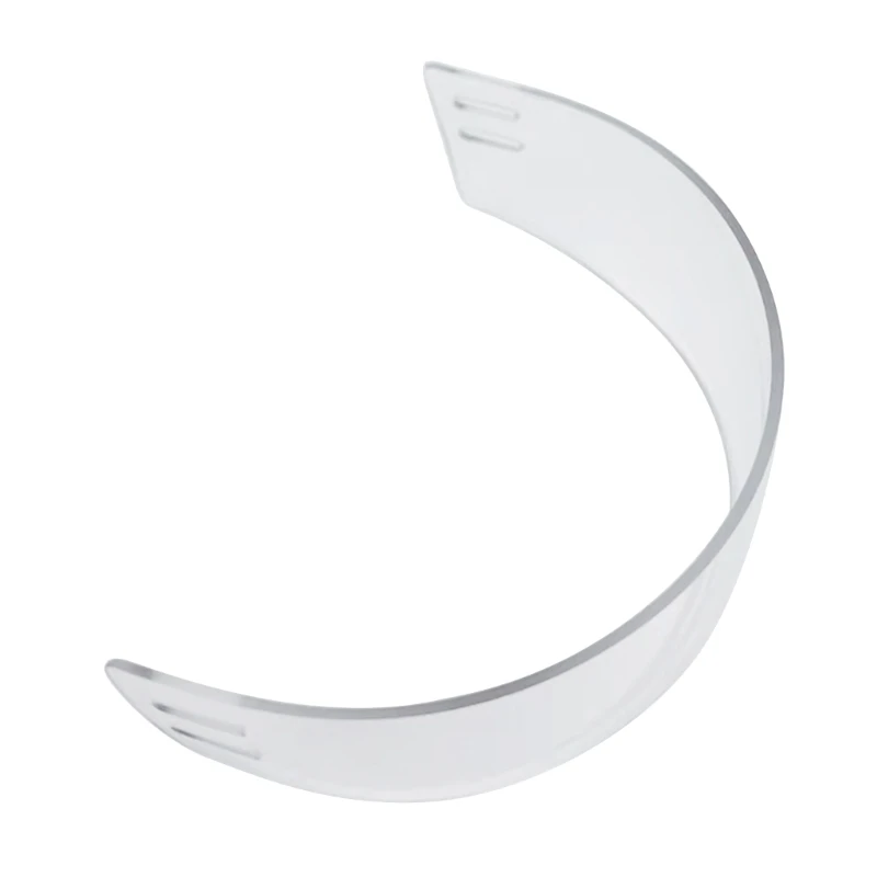 Vented Cut Hockey Visors Inside Anti Fog Ice Hockey Helmets Shield Anti Scratch Straight Cut Hockey Helmets Clear Visors 2