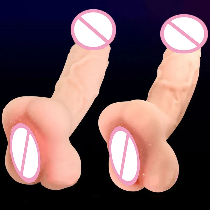 Unisex Soft Dildo Realistic Male Masturbator Doll Pocket Pussy Vagina Hollow Penis Sleeve Gay Anal Plug Sex Toys For Women Man sex toys