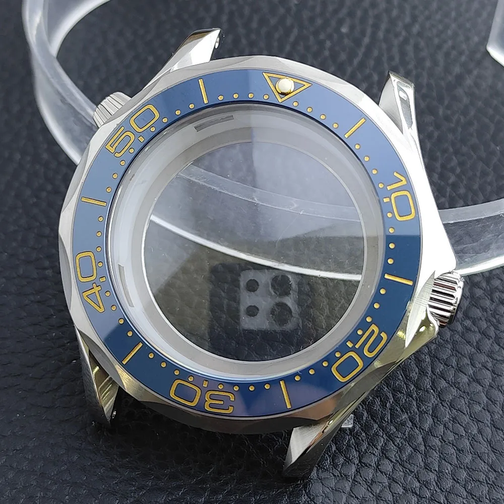 Premium 42mm Men's Watch Case with Sapphire Glass and 20mm Strap - Complete Watch Accessory Set with Box
