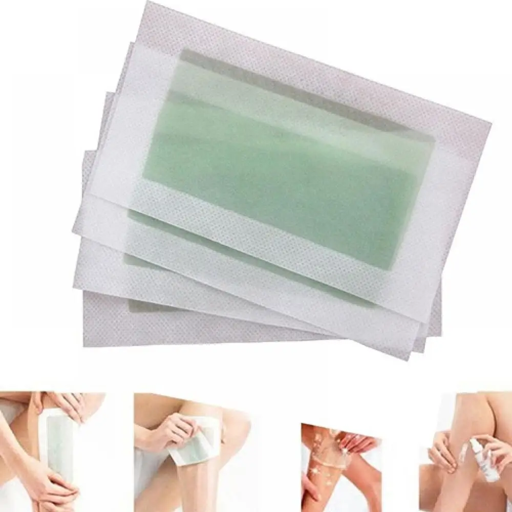 10Sides Hair Removal Depilatory Nonwoven Waxing Wax Strip Paper for Leg Body 5