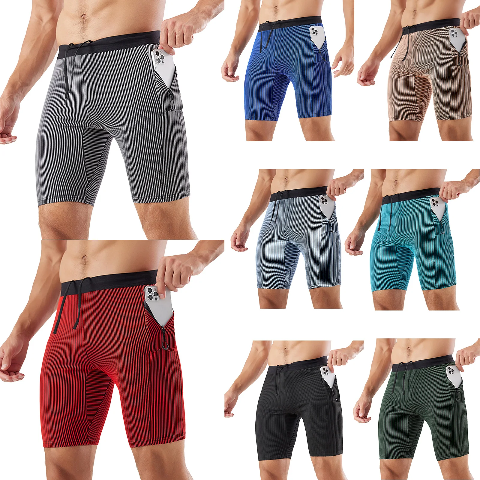 Men’s Moisture-Wicking Athletic Shorts 5