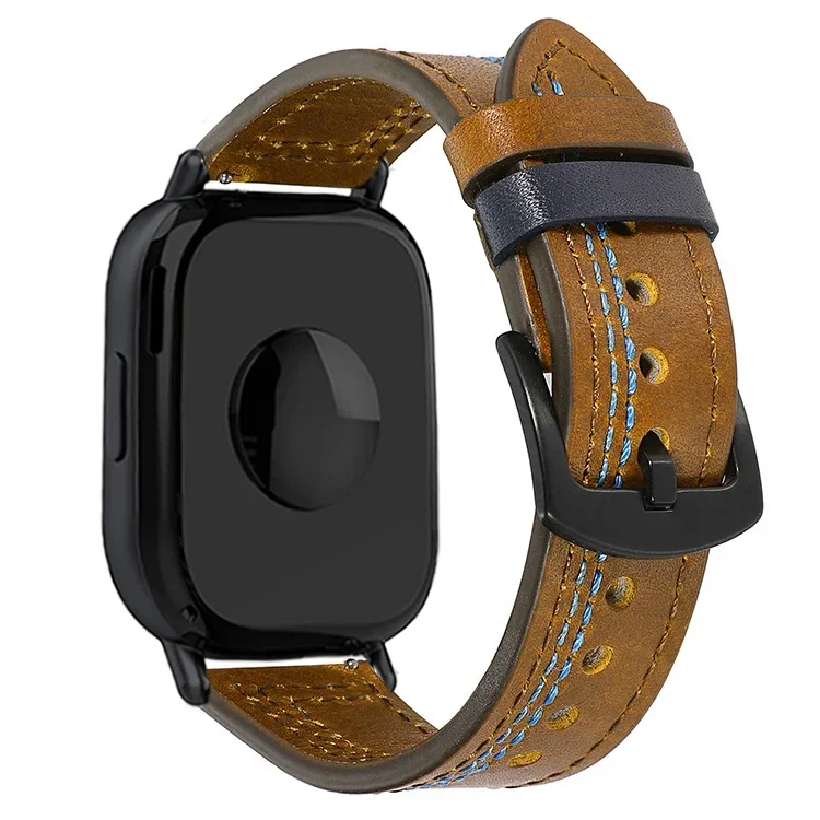Premium Leather Loop Strap for Smartwatch - 22mm Replacement Wristband Bracelet Accessory