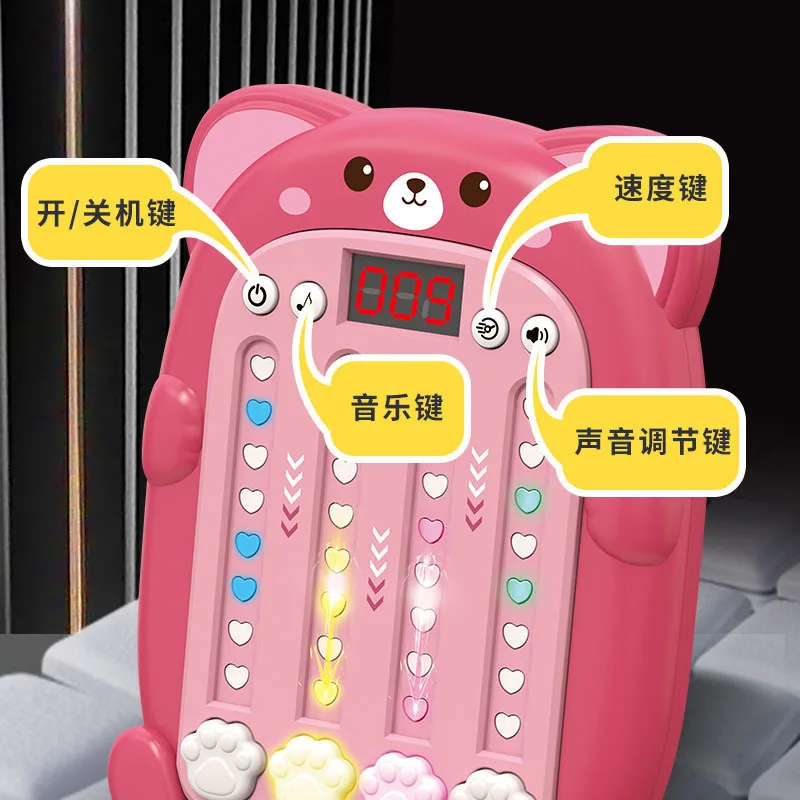 리듬 마스터 부모-자녀 스트레스 해소 게임기 스피드 푸시 두더지 잡기 프레스 프레스 장난감