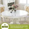 Soft Glass Tablecloth Transparent PVC Table Cloth Waterproof Oil Proof Kitchen Dining Rectangular Table Cover Matte Clear 1