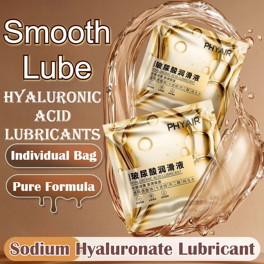 1/3/5PCS Kleine Molekül Hyaluronsäure Gleitmittel Tragbare Wasser-lösliche Schmierflüssigkeit Vaginale Schmierung Erwachsene sex Spielzeug 18 +
