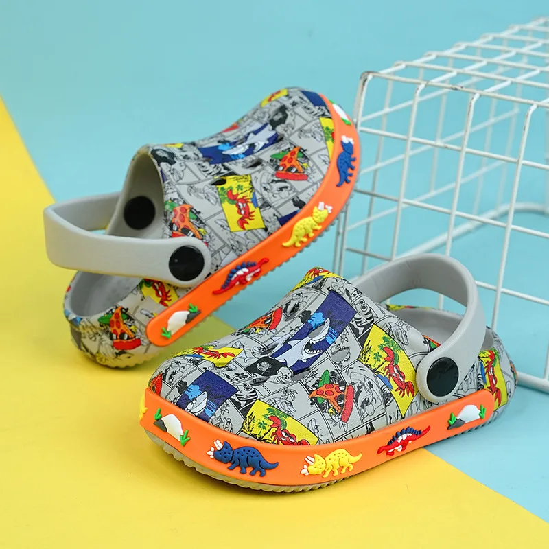 Kids Shoes New Comfortable Daily Commuting Home Casual Soft Soled Perforated Shoes for Boys and Girls