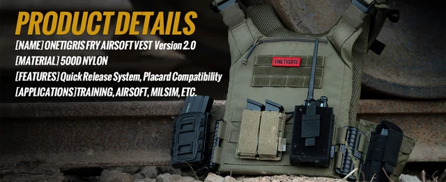 ONETIGRIS マルチカム タクティカルベスト Amazon.co.jp: [ONETIGRIS] オリジナル チェストリグ 軽量