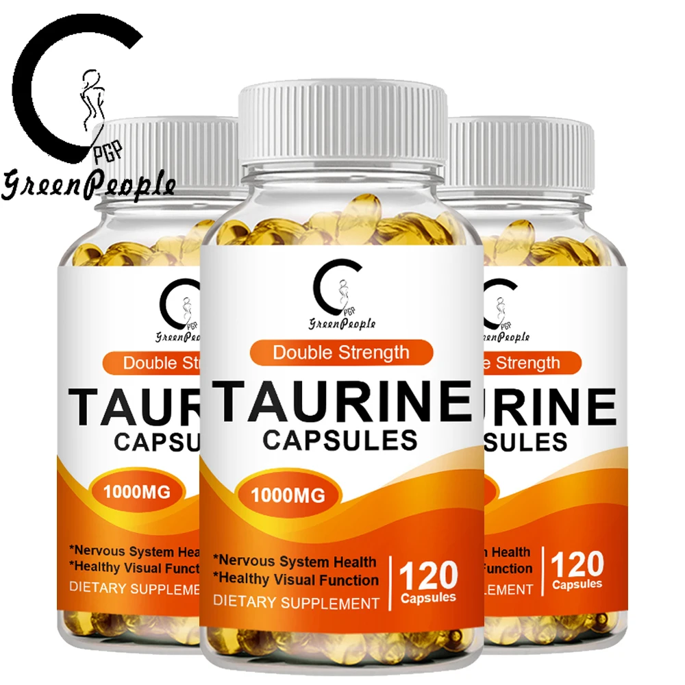 GPGP Greenpeople Taurine Capsule Reproductive System & Brain Development Memory Ability & Vision Adult