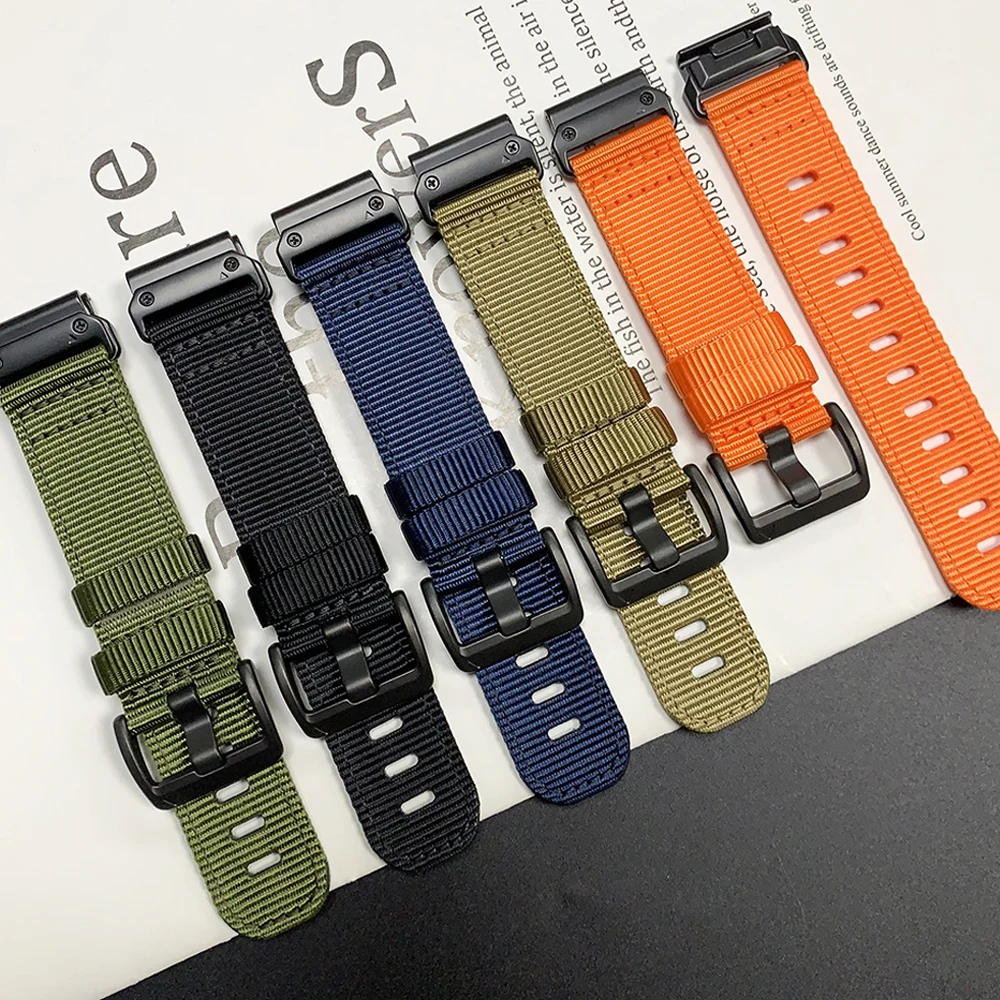 Nylon Braided QuickFit Strap - 26mm & 22mm
