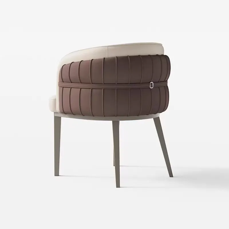 Nordic Style Premium Leisure Chair Simple Modern Design Luxury Home Living Room Furniture for Hotels Coffee Tea Shops Fabric