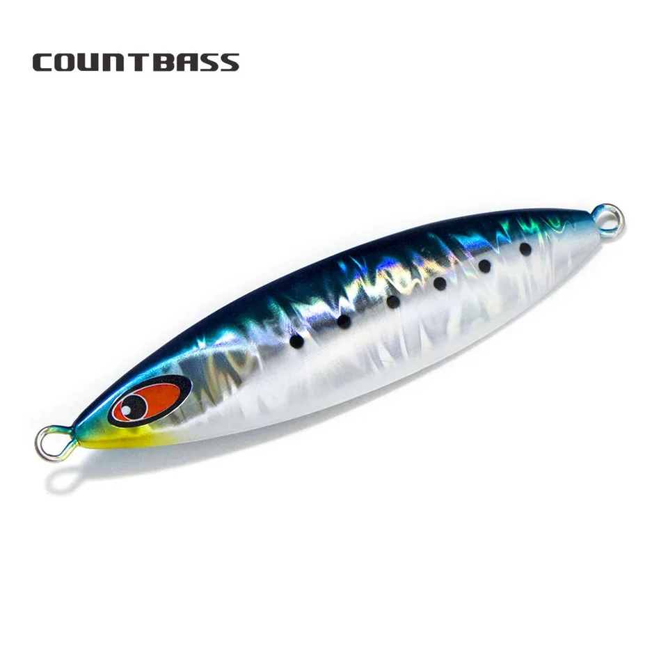 6 Leurres Métal Jigging 7-30g – Pêche Thon, Bar, Traîne, Eau Douce Et Mer