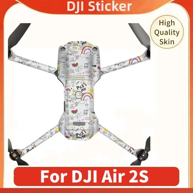 Custom Window & Case Decal Sticker For DJI Mavic Air 2S Drone