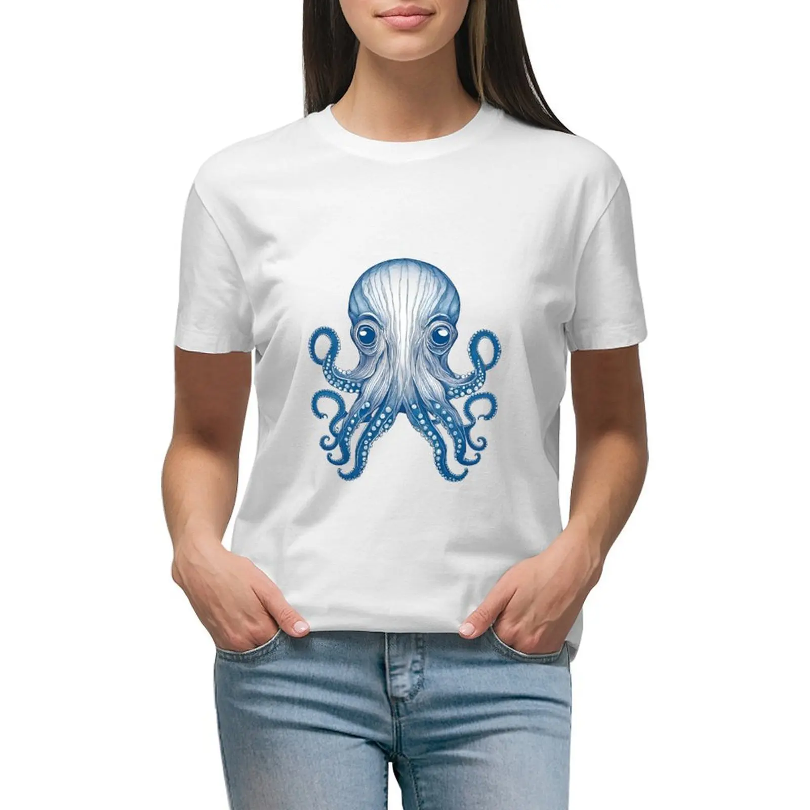 

Octopus T-shirt cute clothes kawaii clothes ariat shirts for Women