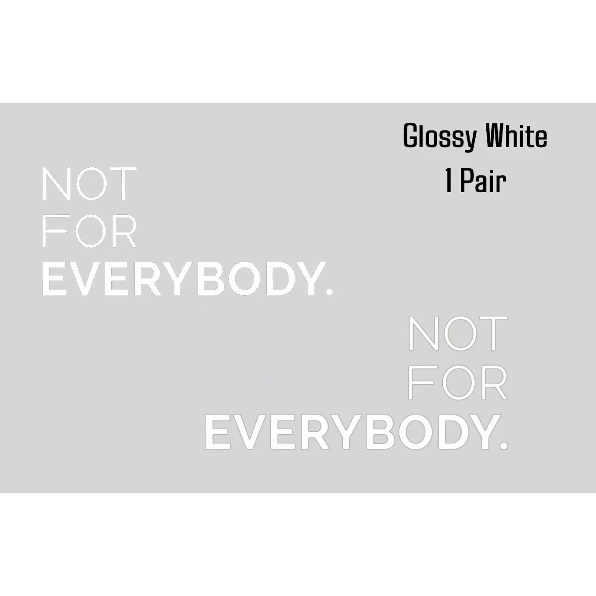 Full Pair White