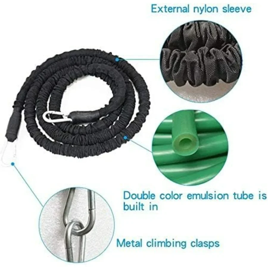 Resistance Training Rope Explosive Force Bounce Physical Training Resistance Rope Improving Speed, Stamina and Strength