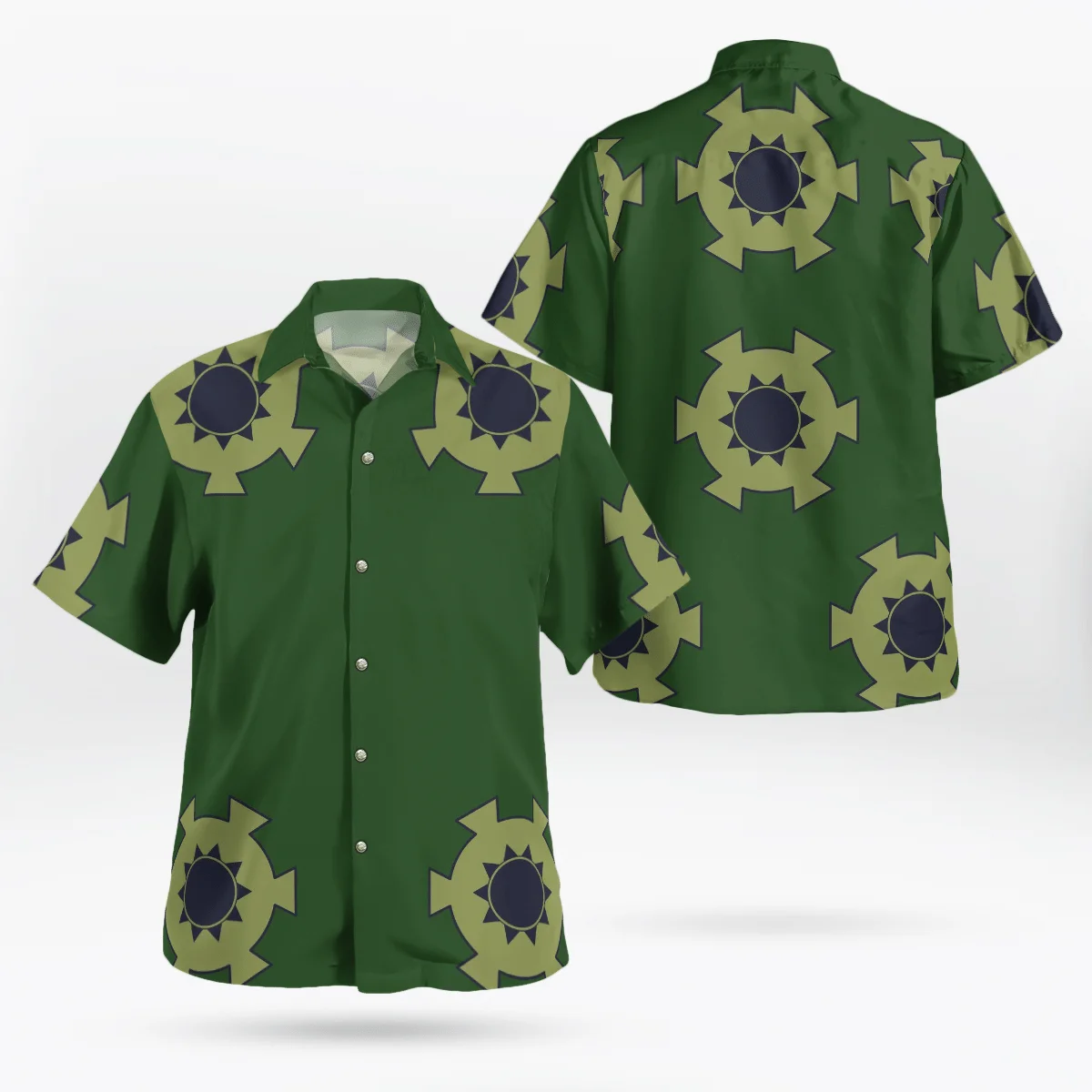 Hawaiian Men's Shirt Clothing Sunflower 3D Print Cosplay Clothing Summer Anime Short Sleeve Beach Fashion Oversized Lapel Tops 3