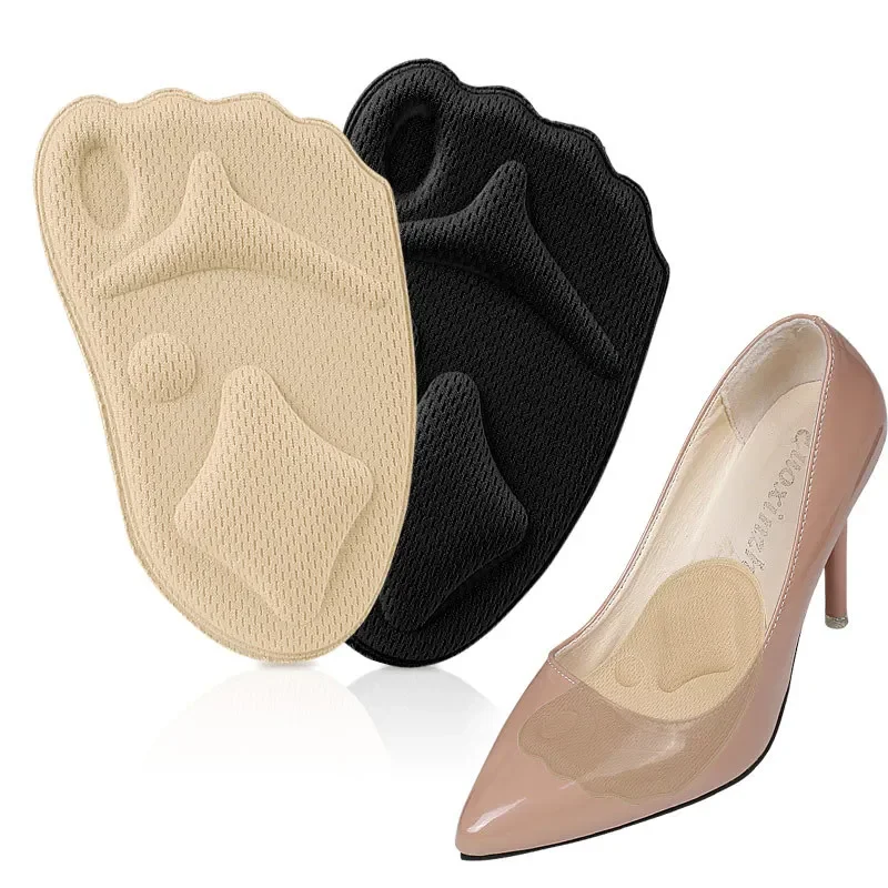 Forefoot Pad Half Insoles for Shoes Shoe Size Reduce Insert Shoe Pads Comfort High Heels Toe Protector Foot Care Cushion Woman For Shoe Insoles Forefoot Pads