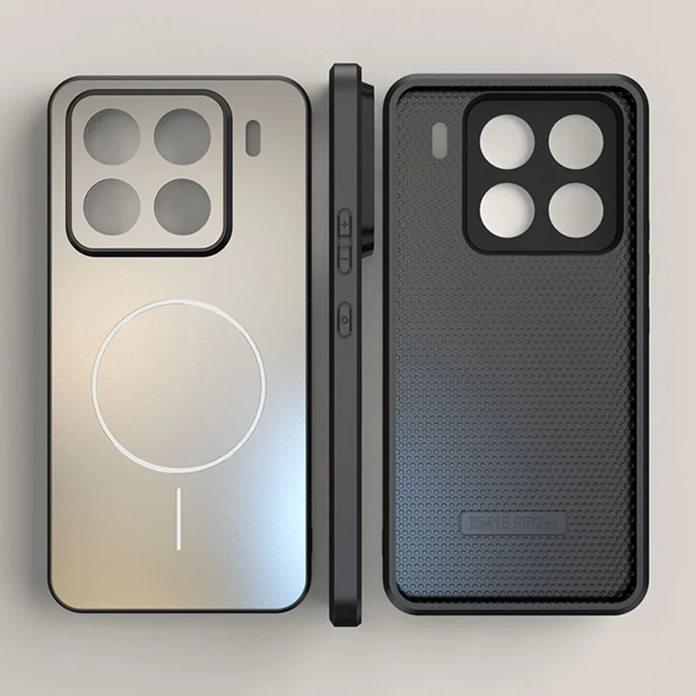 Luxury Magnetic Wireless Charging Case - Anti-Shock Matte Protective Cover