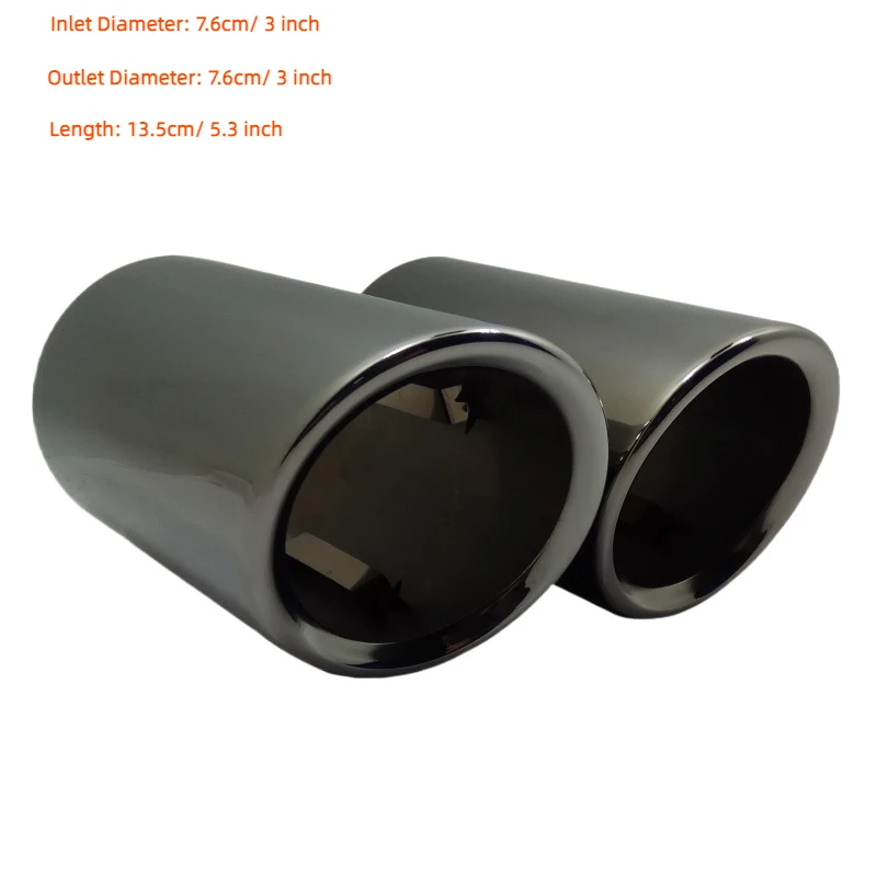 Exhaust Tip Muffler For 2009-Audi A1 A3 A4 B8 2009-2012 Q5 For VW Tiguan 2011-2015 CC 2012-2015 Passat 1.8T 2.0T 2011-2015