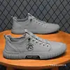 Men's Canvas Work Shoes Spring New Style Breathable Anti-Odor Slip-On Soft Bottom Anti-Slip Trendy Flat Bottom Shoes