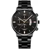 Fashion Men Stainless Steel Watch Luxury Calendar Quartz Wrist Watch Mens Business Watches for Man Clock Montre Homme 4