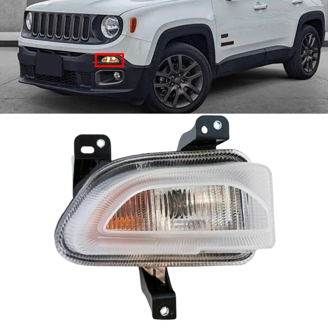

Передняя левая лампа заднего вида с указателем поворота для Jeep Renegade 2015 2016 2017 2018