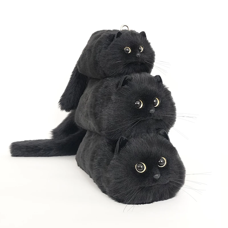 Black Cat bag, Messenger Bag, versatile small and cute