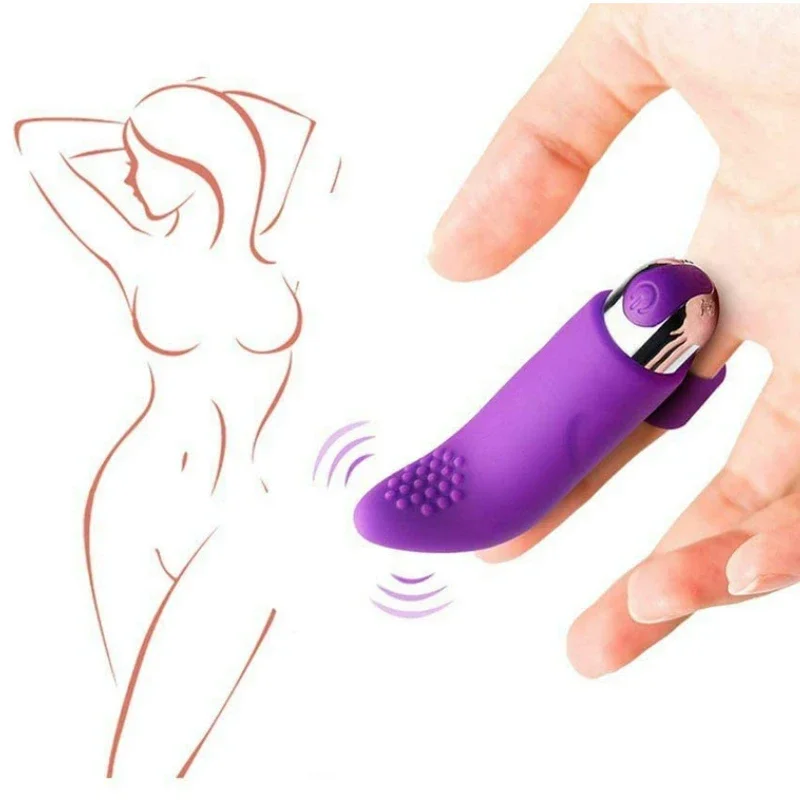 Vibrating Sex Toys 10 Modes Finger Vibrator Clitoris Massage G Spot Stimulation Rechargeable Vibrating Egg Women Masturbation