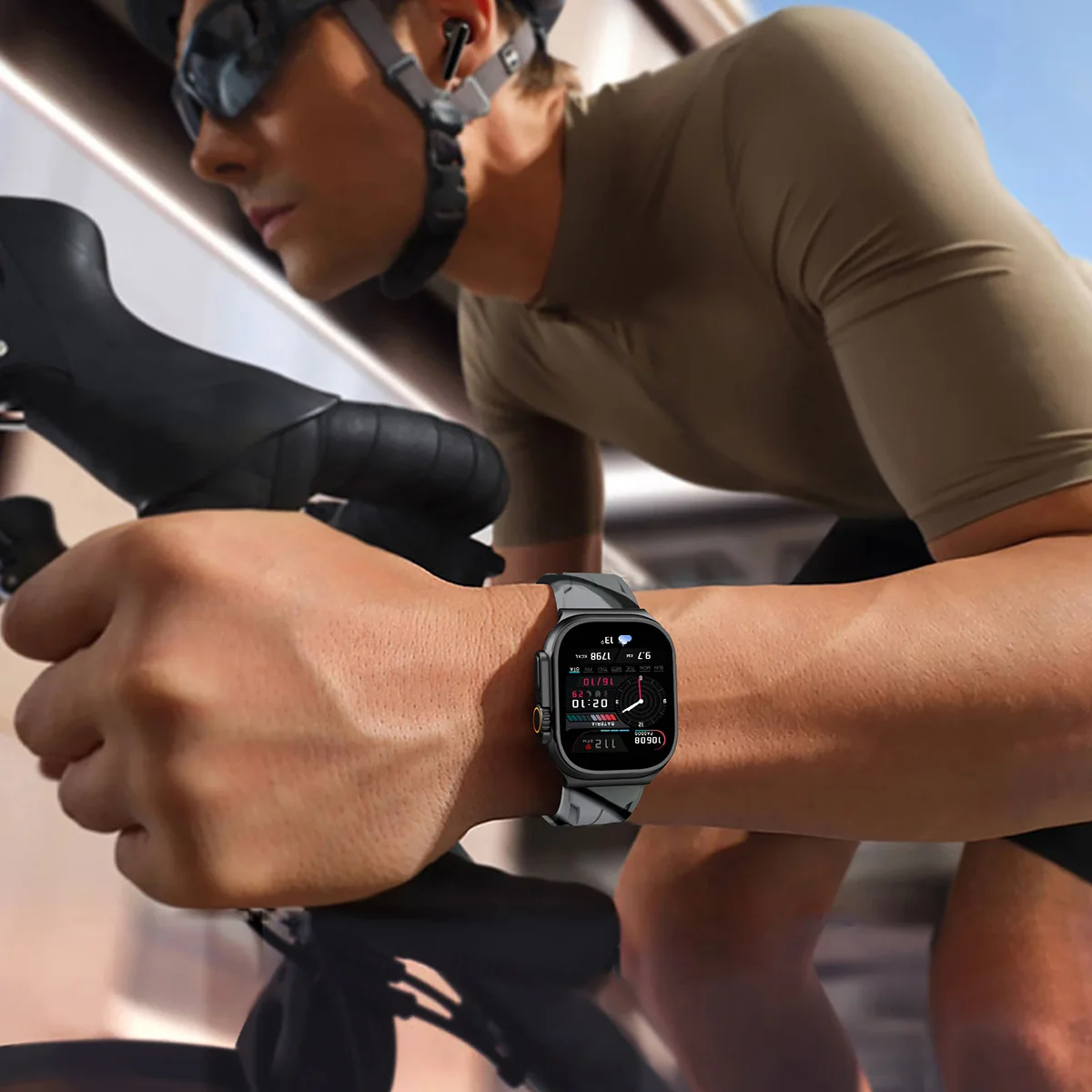 Cinturino Sportivo in Silicone per Iwatch Serie 11 10 9 8 7 6Se, Elegante e Traspirante per Apple Watch Ultra 3 2 1 49 46 45mm 44 42mm - immagine 4
