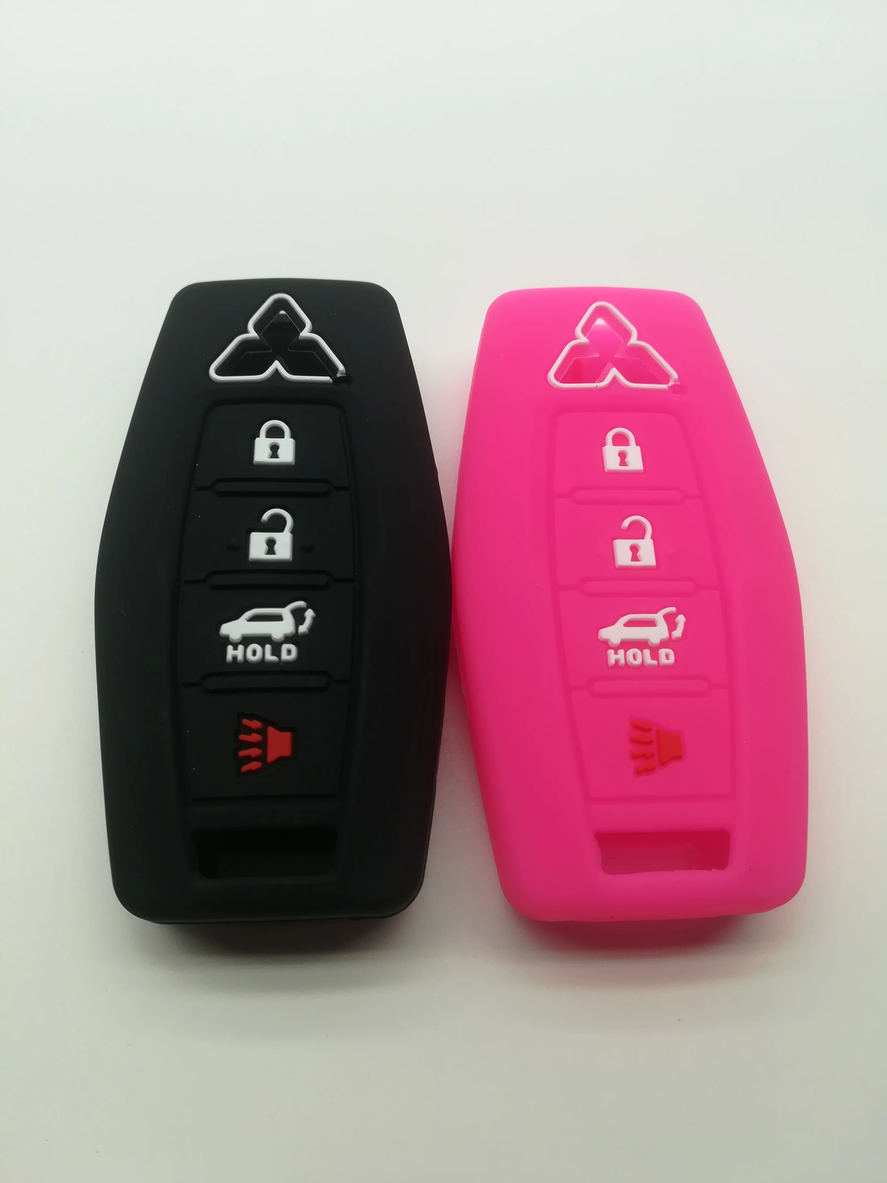 Cover In TPU Per Chiave Mitsubishi Con Portachiavi, Compatibile Con Outlander, Eclipse Cross, ASX, Lancer, Colore Bianco