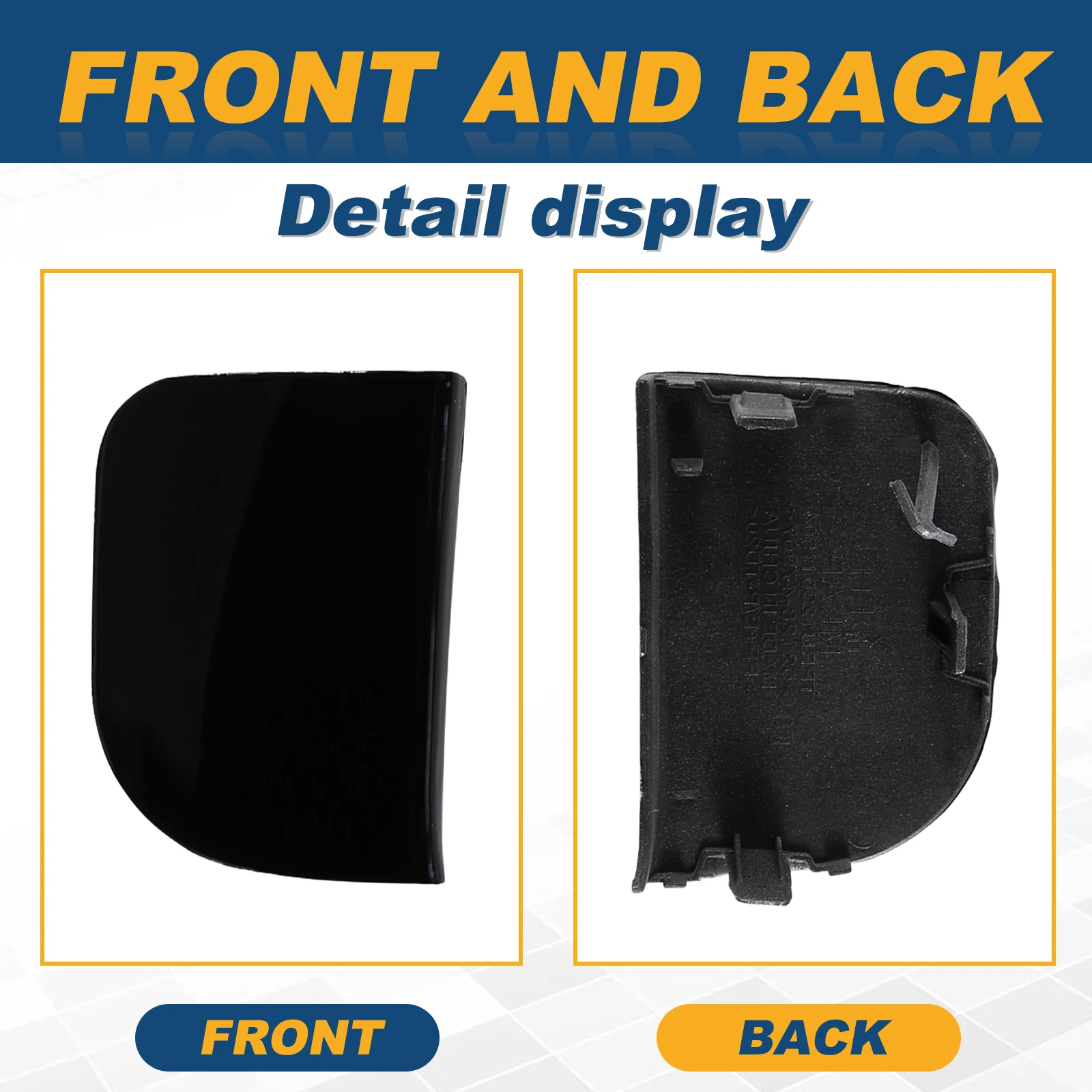 Front Bumper Tow Hook Cap Towing Eye Cover For Toyota Prius XW30 2012 2013 2014 2015 52128-47907 52128-47908 Car Accessories