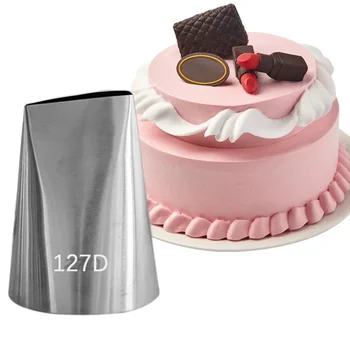 127D Russian Large Rose Petal Pastry Nozzles For Cake Decorating Tools Flower Icing Piping Tips Pastry And Bakery Accessories 1