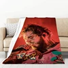 Post Malone Poster Pop Rock Hip Hop Rap Throw Knee Blanket Fluffy Summer Blankets & Throws Sofa Quilt King Lid Custom Cobija 2