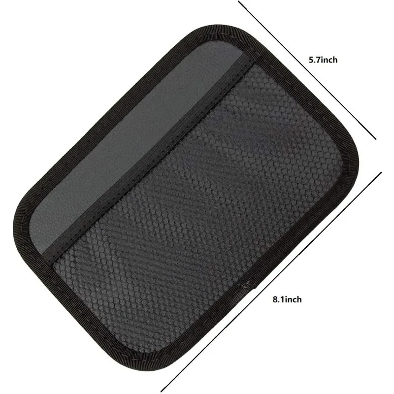자동차 시트 네트 포켓 홀더, 범용 자가 접착식 수납 포켓 (휴대폰, 지갑, 카드, 열쇠 등) 자동차 시트 뒷면/측면 도어 정리함