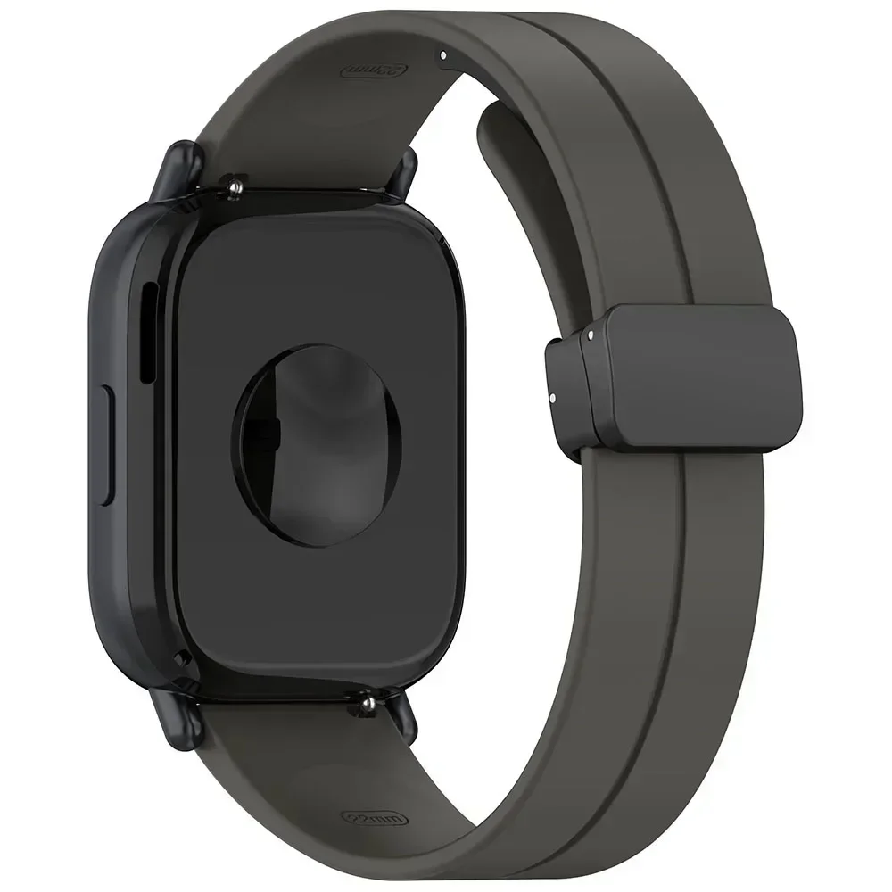 Soft Silicone Magnetic Buckle Watch Band - 20mm/22mm