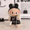 17cm Labubu Doll Clothes Advanced luxury design customization Heartbeat Macaron Labubu Doll Clothes Changing Light clothes 1