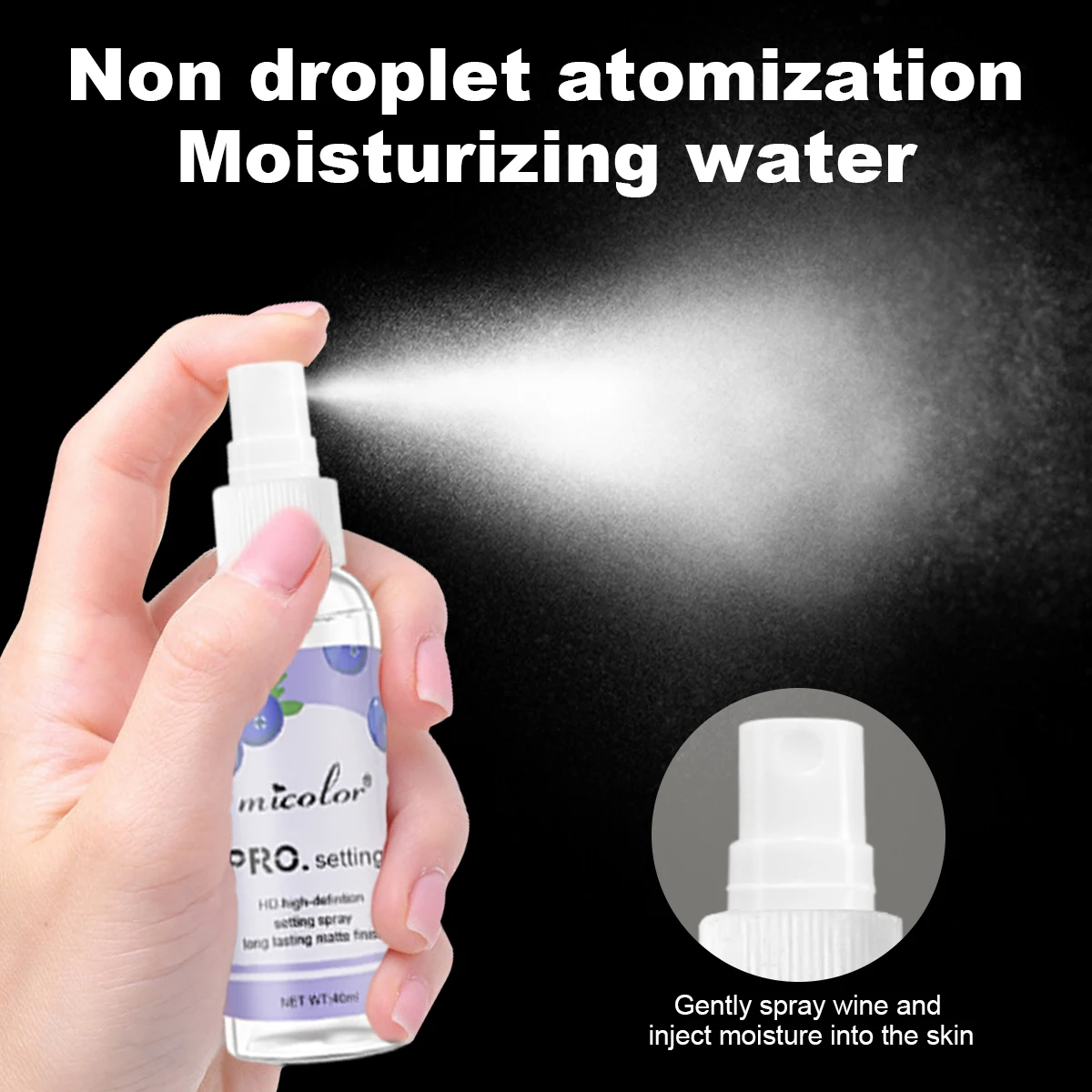Fresh Fruit Transparent Gel Makeup Front Milk Setting spray Small Set Priming, Moisturizing, Non sticking Powder, Keep Makeup Fi 5