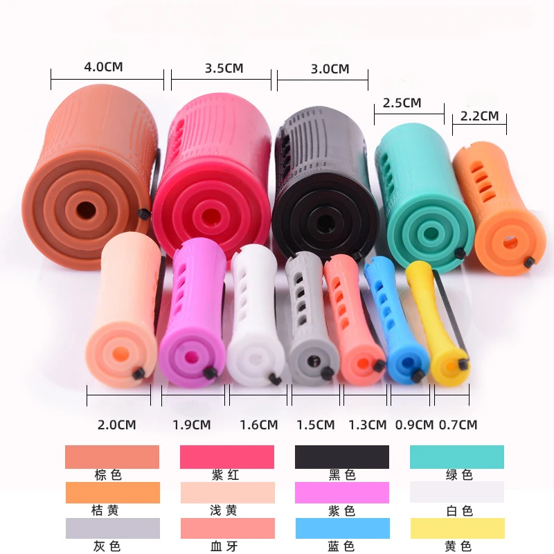 

10pcs Heatless Hair Curler No Heat Hair Rollers Soft Curling Rod Pull Core Lazy Curls Flexi Rods Wave Formers Hair Styling Tools