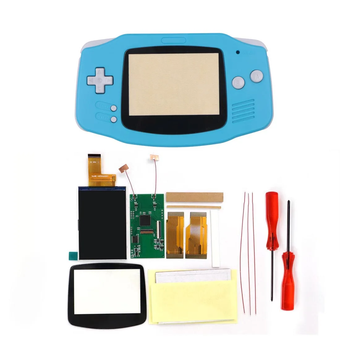 Gba Ips V2 Shell Drop Ips Gba Retro Pixel Ips Advance Ips Lcd Kit