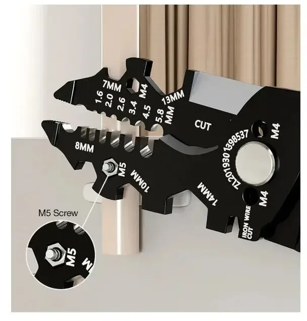 25 in 1 Stripping Crimping Pliers Wire Stripper Multi Functional Ring Crimpper Electrician Peeling Network Cable Stripper Tools wire stripper tools multi functional tools electrician tools