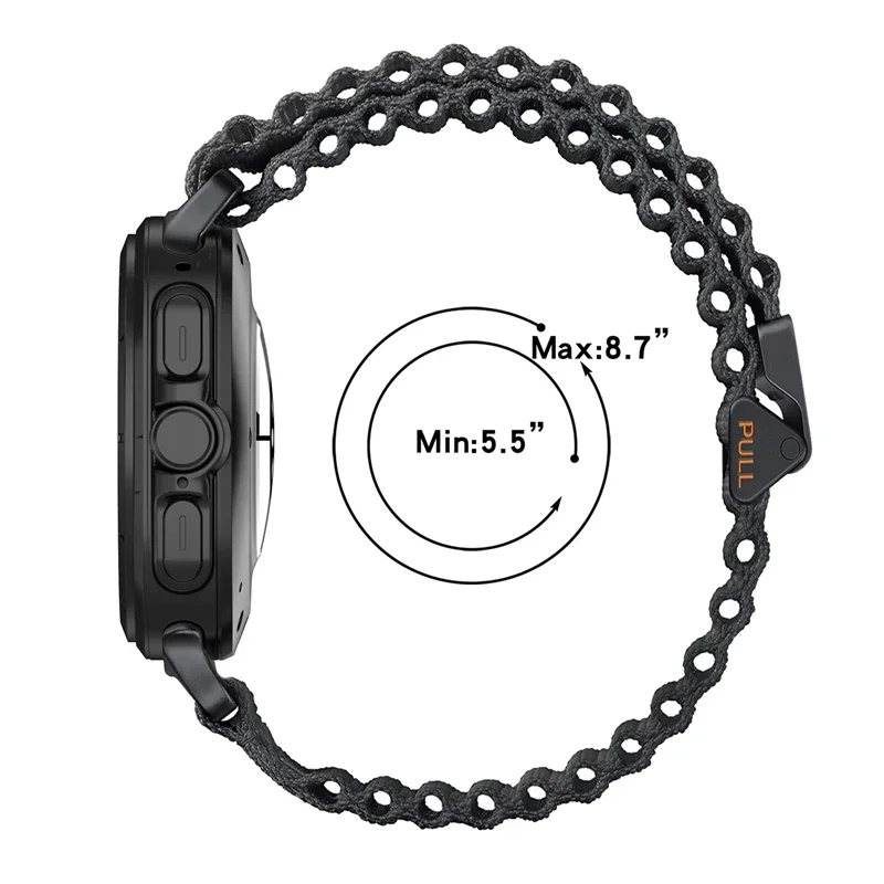 Trail Band for Samsung Galaxy Watch Ultra 47mm Nylon Loop Strap for Galaxy Watch LTE 47MM No Gaps Quick Fit Bracelet Accessories