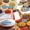 270ml 900ml Plastic Spice Jars Bottles Containers with Black Cap Empty Seasoning Bottles Large Clear Spice Shaker Kitchen Supply 6